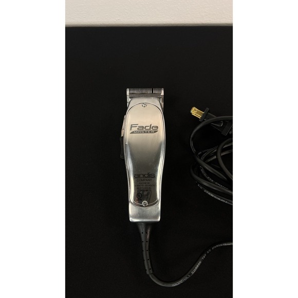 Andis Fade Master Adjustable Blade Hair Corded Clipper Silver - Picture 4 of 16